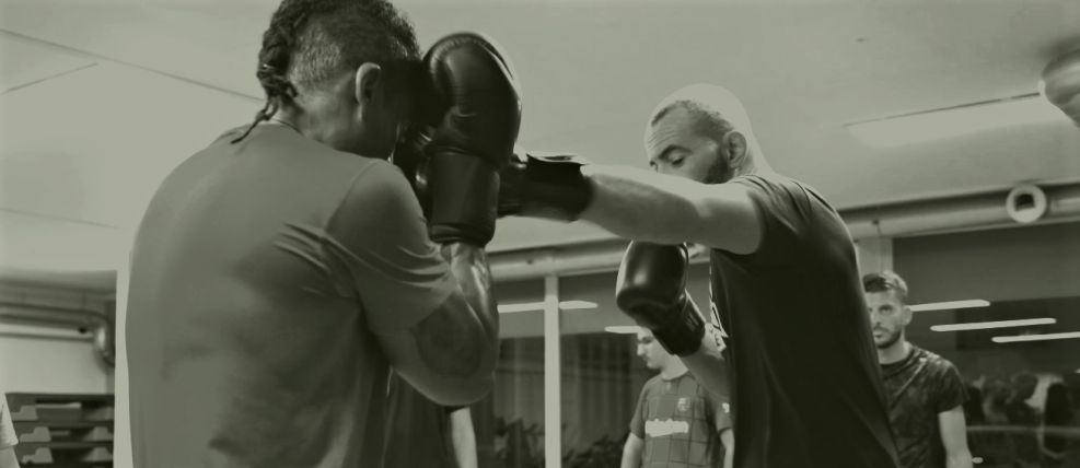 entraînement de boxe